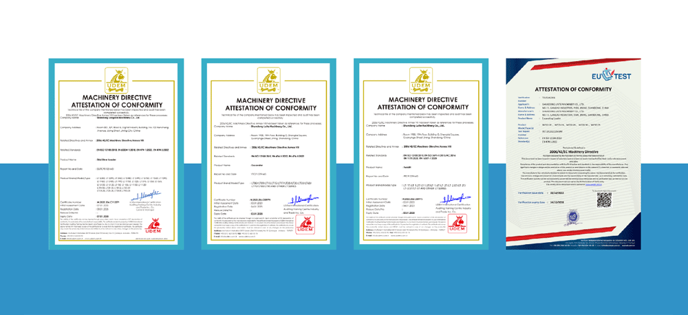 萊特機械CE認證證書